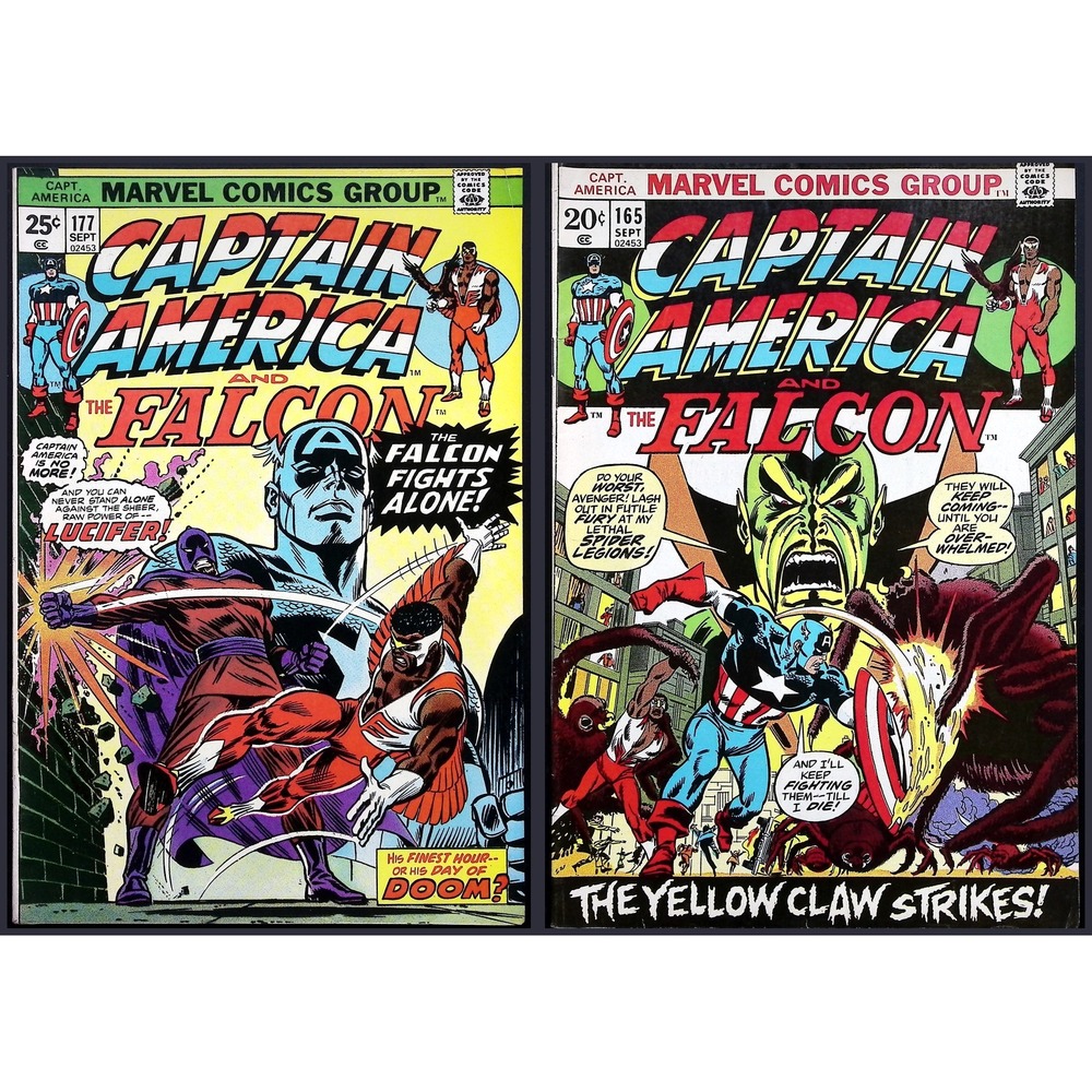 Captain America #165‎ 177 Marvel 1974 Yellow Claw Lucifer Appearance VF